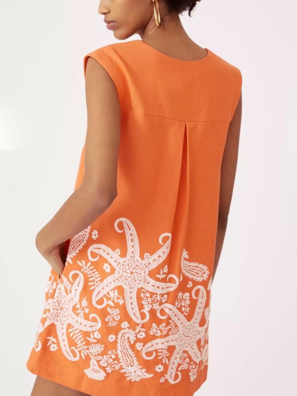 Maeve Embroidered Tunic Dress - Picture 2 of 15